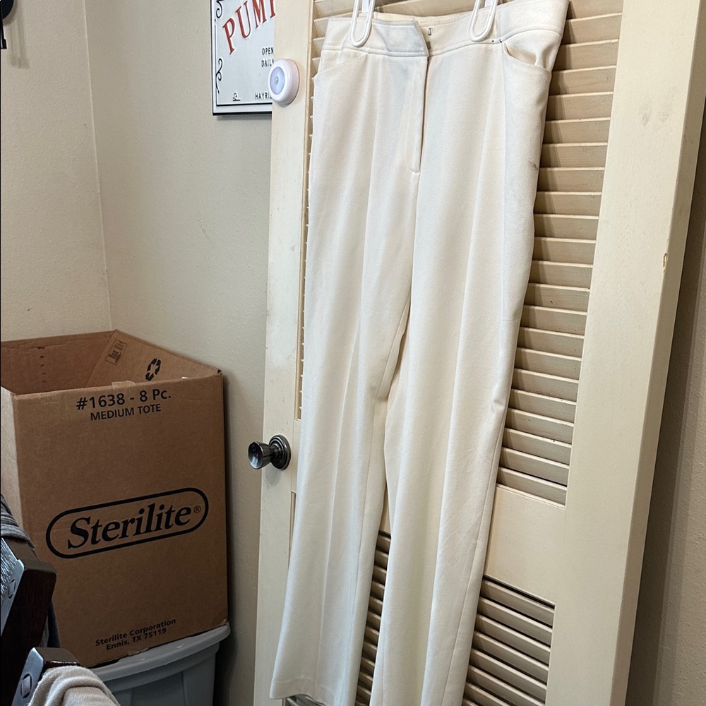 Lane Bryant Cream dress Pants
